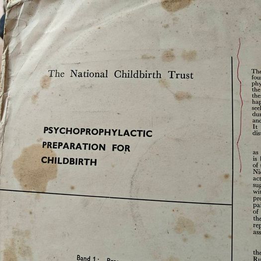 Medical interest vinyl record "Psychoprophylactic Preparation For Childbirth" from 1961, midwifery interest in