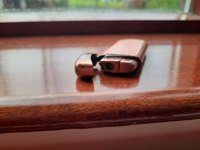 Vintage Gas Brass Cigarette Lighter