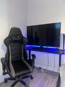 Gaming chair and desk