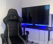 Gaming chair and desk