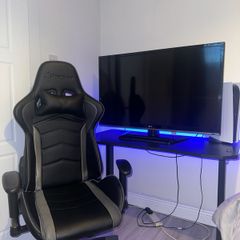 Gaming chair and desk