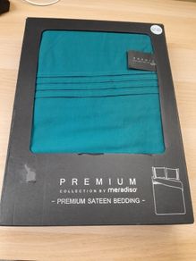 Sateen cotton king size duvet set