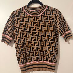 knitted short sleeve top
