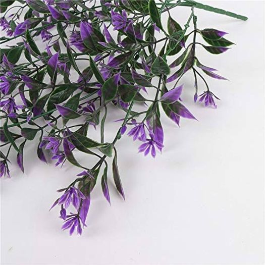NEW SALE | 2Pcs Artificial Hanging Plants - Purple Artificial wall plants, Fake Ivy Vine for Wall Home Porch Garden Wedding Garland Outside Hanging Decoration
