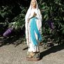 25" Early Chalkware Figure of The Virgin Mary Image 3