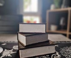 Hand crafted wooden book ends