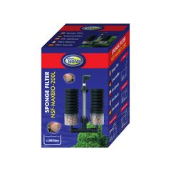 Aqua Nova NSF-MAXBIO-200L Sponge Filter with Ceramic Media for Aquariums up to 200L