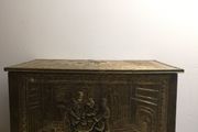 Brass fire file storage box