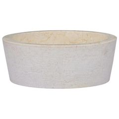 Sink Cream dia 40x15 cm Marble