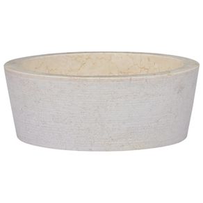 Sink Cream dia 40x15 cm Marble