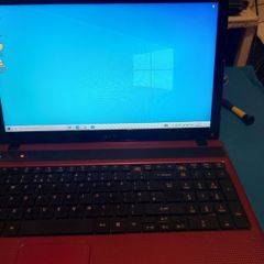 Acer Aspire 5736Z, Red, 3GB Ram, 500GB HDD, Windows 10, Pentium Dual Core CPU, 2.3GHz, Microsoft Edge, Chrome