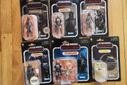 Star Wars The Vintage Collection Mandalorian and Grogu action figure lot