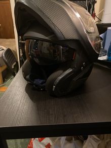 Modular Motorcycle Helmet with Sun Visor Size L