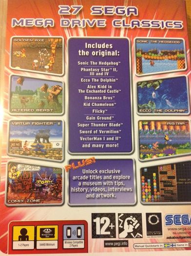 Sega Mega Drive Collection.  PSP game.
