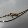 14ct Gold Mother of Pearl Pendant and 9ct Gold Chain Necklace. Chinese Character Design. Image 7