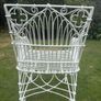 Ornate Antique-Style Gothic Wirework Garden Set (Table & Chairs) Image 4