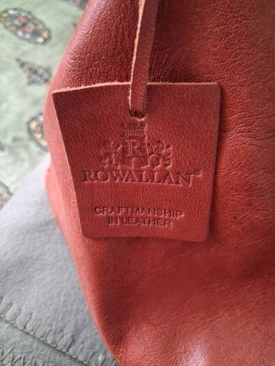 Rowallan Tan Genuine Soft Leather Bag