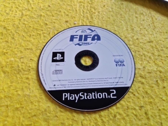 Fifa 2001  PlayStation1 Ps1 PlayStation2 Ps2 Games Original
