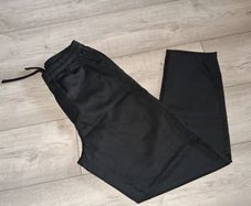 x2 Bundle - Brand New Portuguese Garment Makers Woven Trousers - Colour - Black - Size - Medium - RRP - 59.99 & Now Added - Primark Abstract Short Sleeve Summer Shirt - Size - Medium - Regular Fit - RRP - 18.00