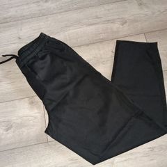 x2 Bundle - Brand New Portuguese Garment Makers Woven Trousers - Colour - Black - Size - Medium - RRP - 59.99 & Now Added - Primark Abstract Short Sleeve Summer Shirt - Size - Medium - Regular Fit - RRP - 18.00