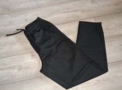 CLEARANCE - x2 Bundle - Brand New Portuguese Garment Makers Woven Trousers - Colour - Black - Size - Medium - RRP - 59.99 & Now Added - Primark Abstract Short Sleeve Summer Shirt - Size - Medium - Regular Fit - RRP - 18.00