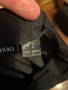 Esmara black trousers sz 22 small fitting