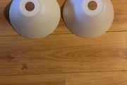 2 Plastic lampshades
