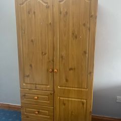 Pine wardrobe
