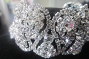 Silver Crystal Bride's Designer Bracelet