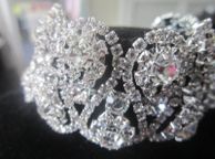 main image for ad Silver Crystal Bride's Designer Bracelet
