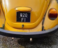 4 classic VW beetle wings with lights