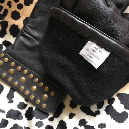 Chocolate Brown Leather Gloves