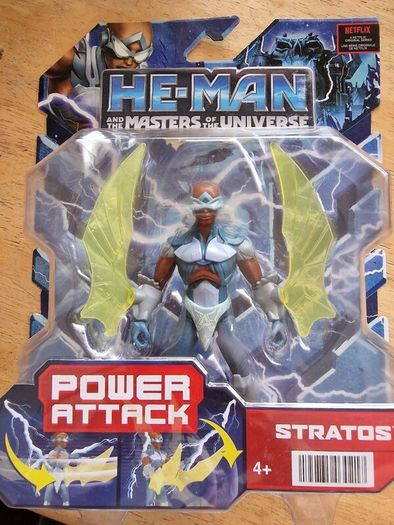 BRAND NEW He-Man Masters  of the Universe  Power Attack - Stratos Action Figure