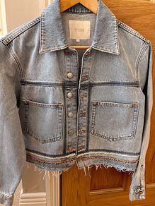 Maje denim jacket size 1