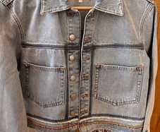 Maje denim jacket size 1