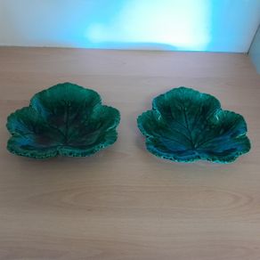 pair of Wedgewood Majolica plates