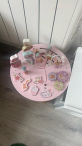 Little Dutch fairy garden pink activity table