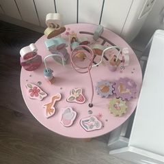 Little Dutch fairy garden pink activity table