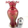 Vintage Czechoslovakian glass vase Image 9