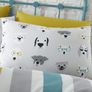 Cool Dogs Easy Care Double Duvet Set Grey (FREE POSTAGE) Image 4