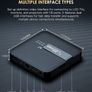 H20PRO Android TV Box With Voice Assistant 2.4&5.8G Dual Wifi 100LAN Support 1080P Video 4K 3D Media player Image 6