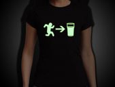 Exit To Beer Glow In The Dark T-shirts