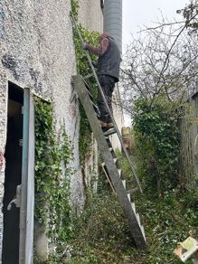 External Ladder - Galvanised - Heavy Duty