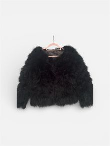 Black Feather Jacket