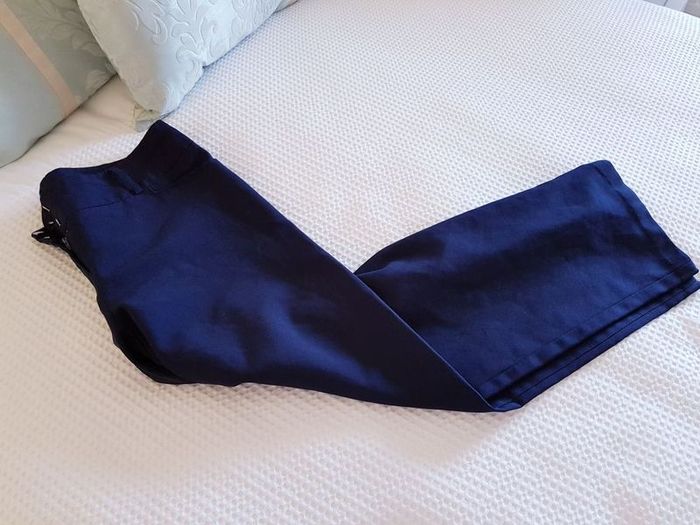 Navy Trousers - Size 14
