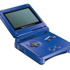 Gameboy Advance SP Blue Basalt + Grand Thief Auto and + EZFlash(ROMs)