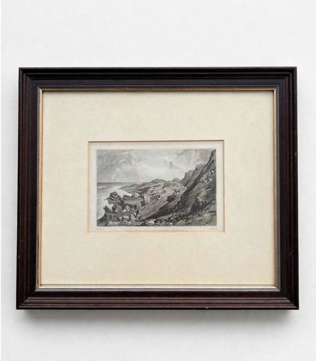 Hand coloured  Steel engraving from 1832