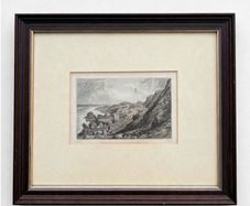 Hand coloured  Steel engraving from 1832