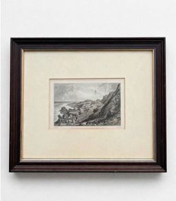 Hand coloured  Steel engraving from 1832