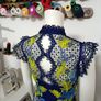 Karen Milllen guipure lace& embroidered floral mini dress Image 3